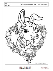 My Litte Pony boyama sayfaları
